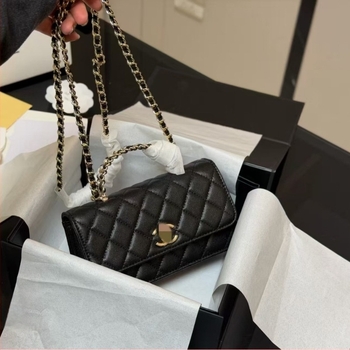 Torba od prve kože s bisernom ručkom i lančanim remenom, dijamantno šivanje, elegantna za rame ili crossbody