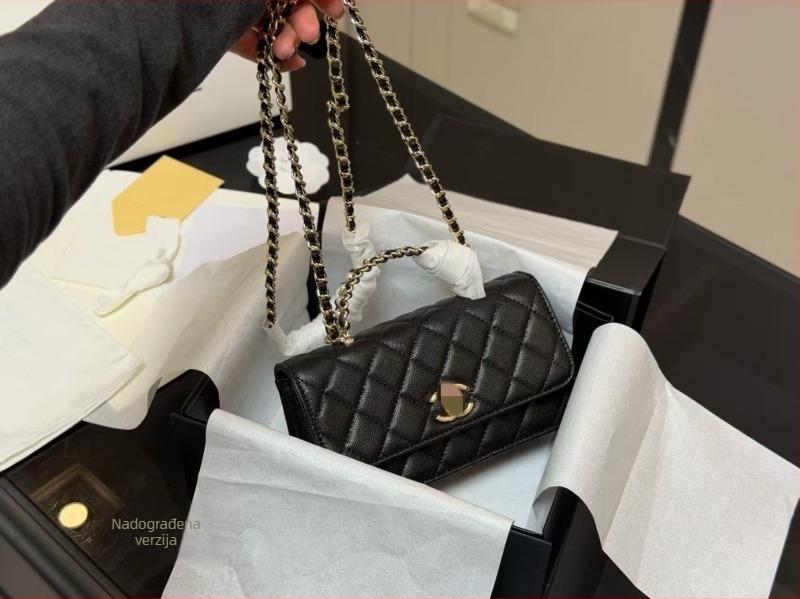 Torba od prve kože s bisernom ručkom i lančanim remenom, dijamantno šivanje, elegantna za rame ili crossbody