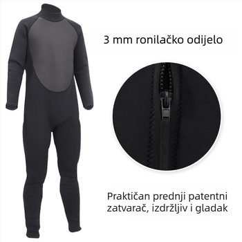 3,0 mm debeli potpuno tijelo wetsuit, topao, dugi rukavi, za surfanje, ronjenje i zimsko plivanje
