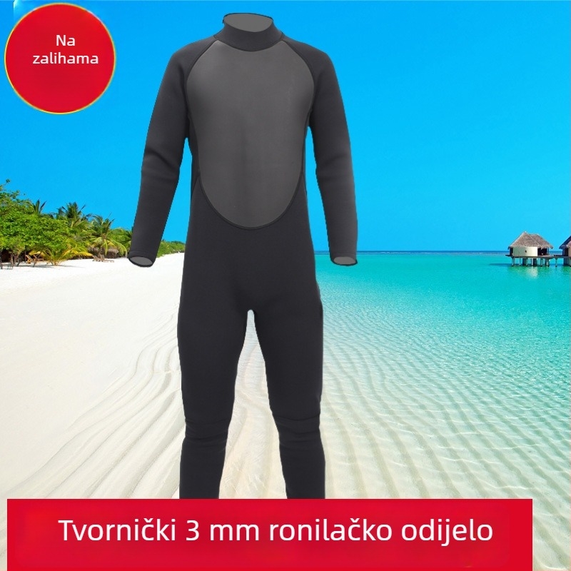 3,0 mm debeli potpuno tijelo wetsuit, topao, dugi rukavi, za surfanje, ronjenje i zimsko plivanje