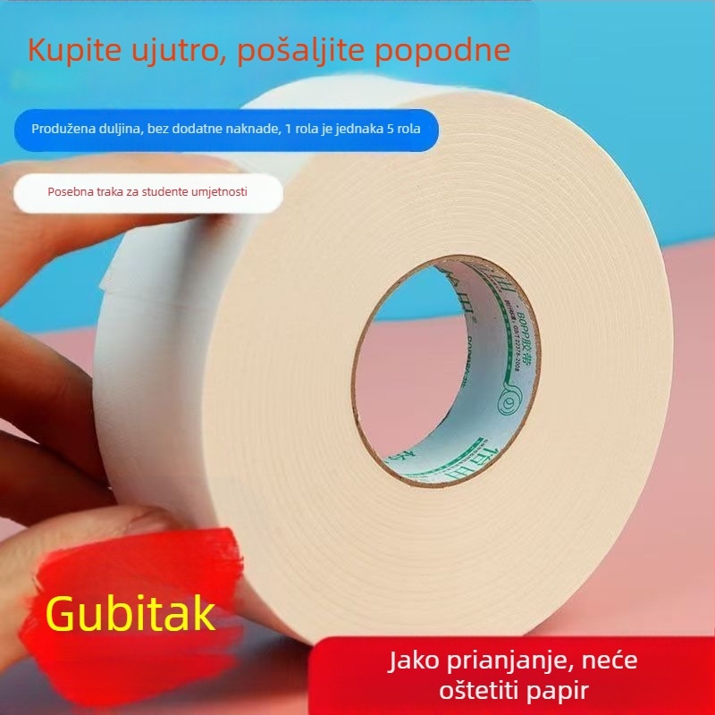 Maskirajuća traka za umjetničke studente — teksturirani papir za crtanje i ukrašavanje, lako se otklanja ručno, slaba adhezija
