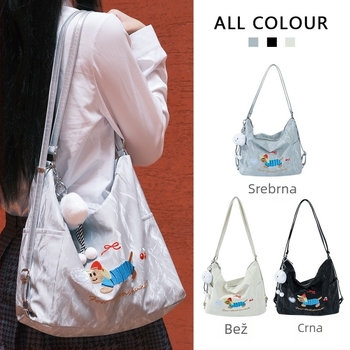 Ženska mala kvadratna torbica u casual Harajuku stilu, lagana, svestrana, personalizirana, crossbody model
