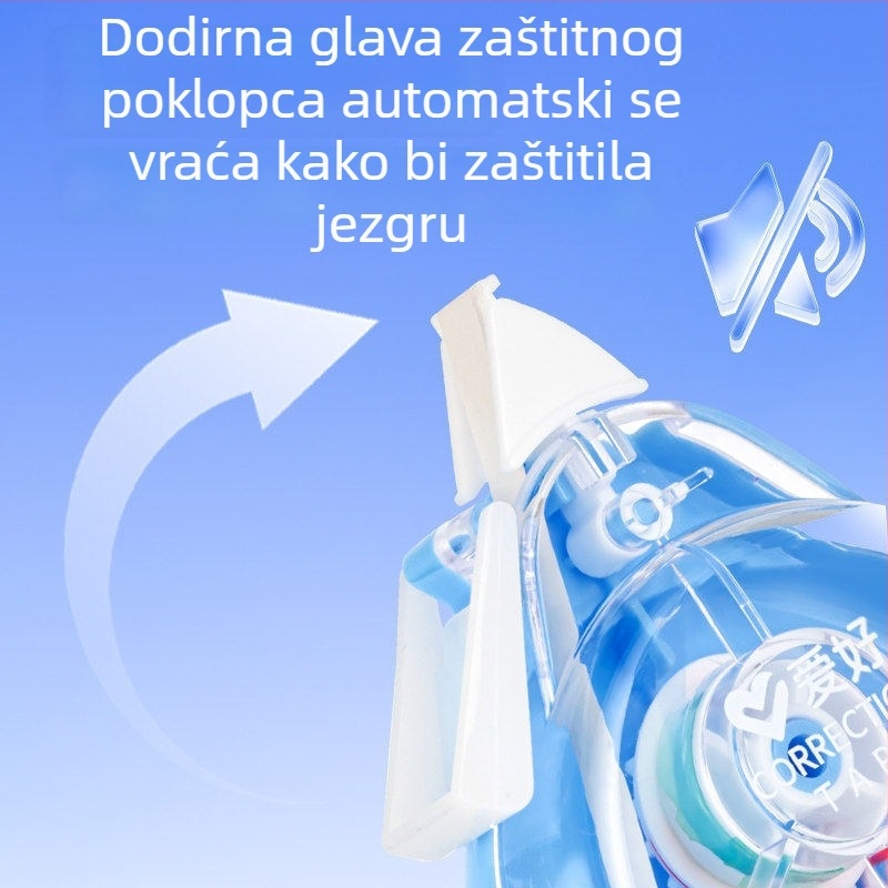 Hobby 30 m korektivna traka velike kapacitete, tiha, prozirna PET folija, za učenike
