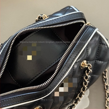 Nova Xiaoxiangjia 25P u strip-stilu panda bowling torba s lancem i jastukom, crossbody torba za žene Boston torba, proljeće 2025