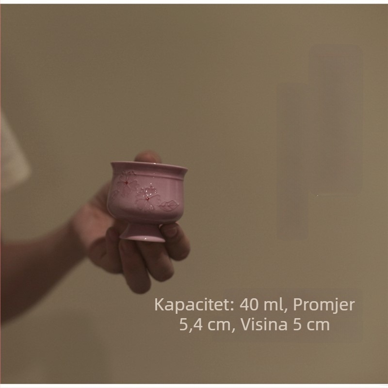 Yunxia Purple – Tradicionalni kineski čajni set s gaiwanom i čajnikom – ljubičasti keramički set