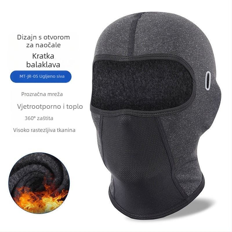 Maska za sunčevu zaštitu za motocikl – potpuno lice, Ice Silk tkanina, UV zaštita