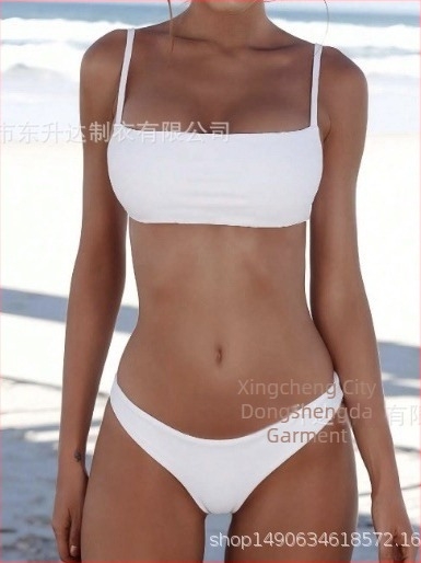 Ženski dvodijelni bikini s ulošcima za male grudi, push-up, za termalne bazene