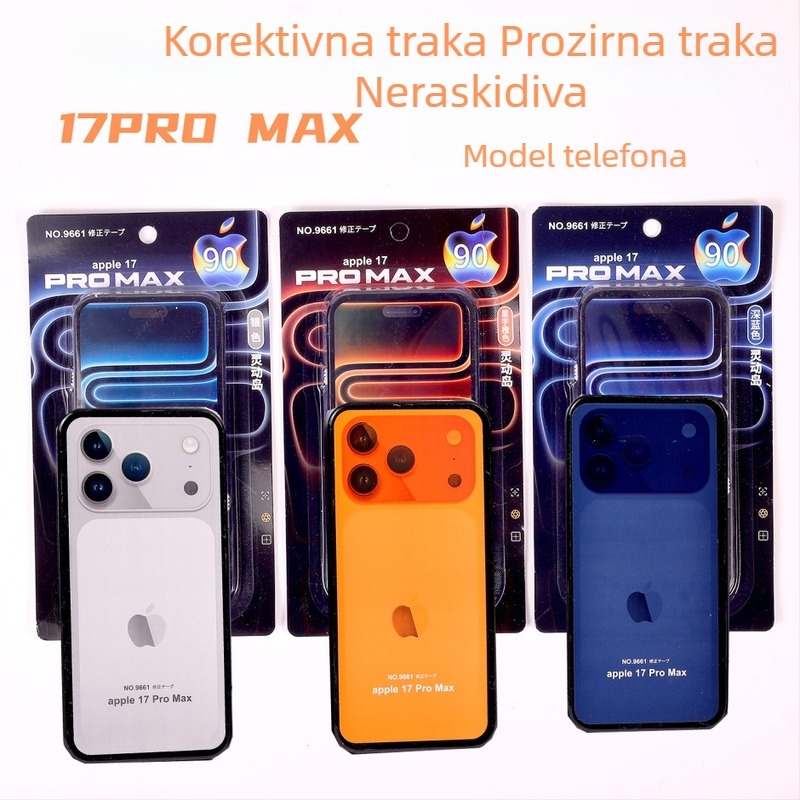 Geno 9661 korektivna traka u obliku jabuke, PET, žuta, velika kapaciteta, prozirni film