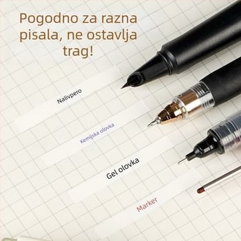 Nevidljivi, tiši papir za korekciju vida, s velikim kapacitetom, minimalistički dizajn, glatka primjena za učenike