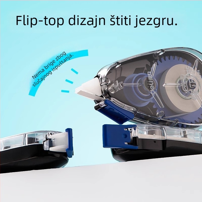 Deli ispravna traka za učenike, glatka ispravna traka za osnovnu i srednju školu, model V965