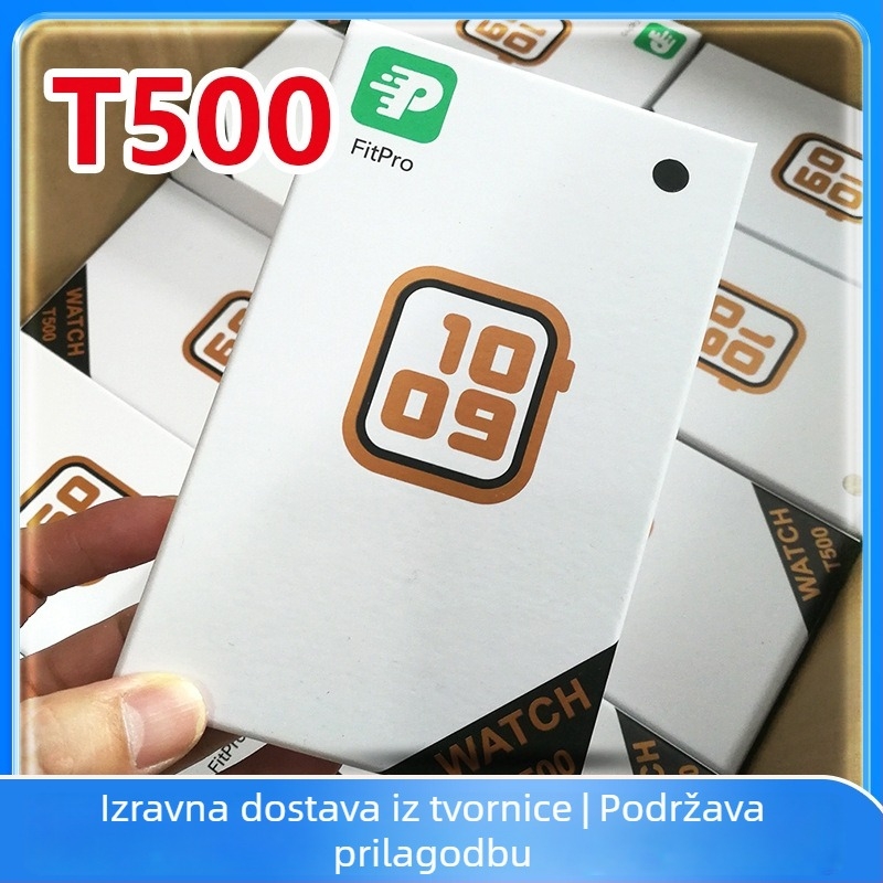 Pametni sat T500 Ultra s Bluetooth pozivima, TFT zaslon 1,44 inča, praćenje sna i kisika u krvi, aluminijsko kućište, 44 mm, TPU remen