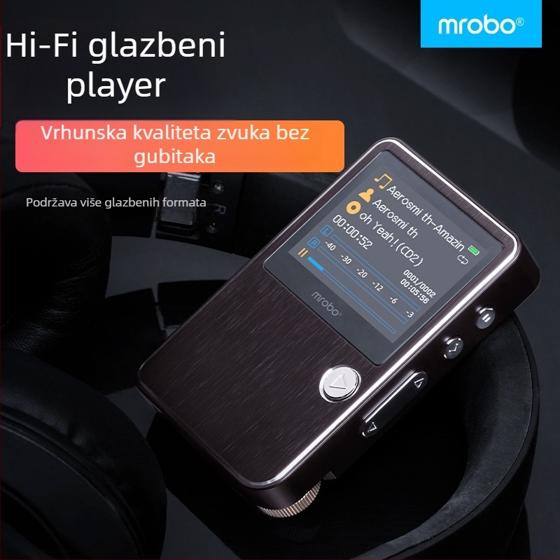 Meibo Mrobo C8 MP3 player s lossless zvukom, Walkman stilom, čitač e-knjiga, snimanje, ponavljanje za učenje engleskog