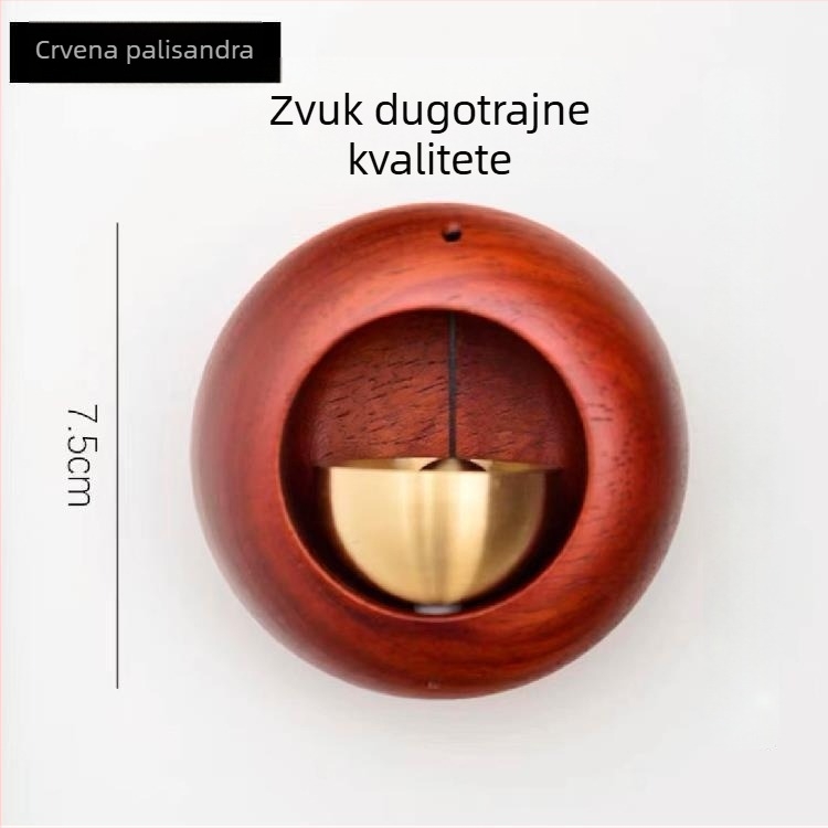 Privjesak s duhovnim zvonom, zvon za vjetar od lijevanog željeza, dekor balkon i vrt, japanski stil ključeva