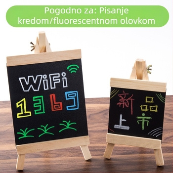 Stolna ploča za bilješke, mini ploča za pisanje, izbrisiva ploča za štand, uspravna ploča za poruke