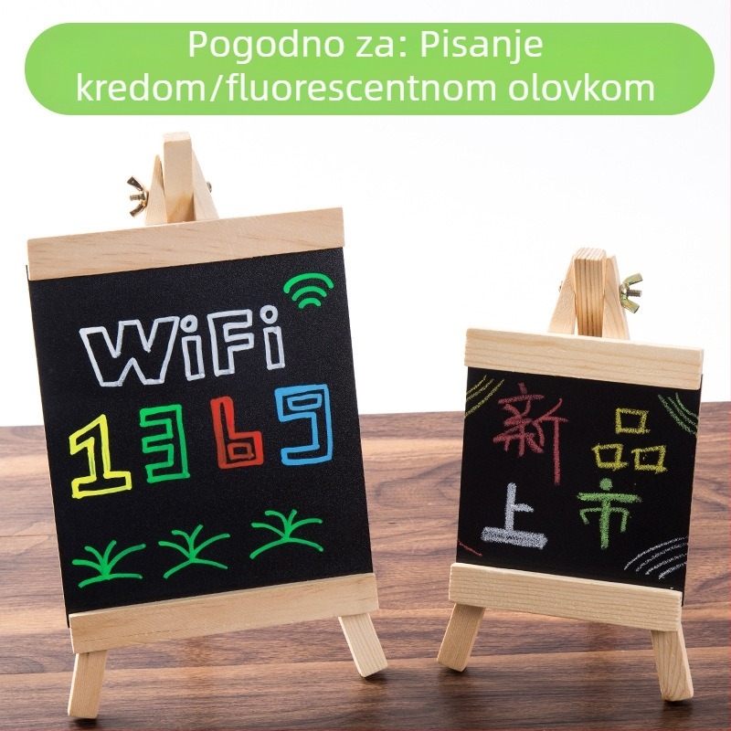 Stolna ploča za bilješke, mini ploča za pisanje, izbrisiva ploča za štand, uspravna ploča za poruke