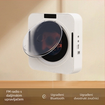 Mini Bluetooth CD player za kućnu upotrebu, reprodukcija glazbe