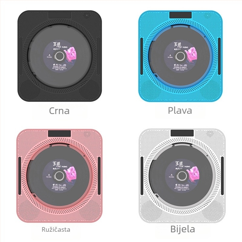 Mini Bluetooth CD player za kućnu upotrebu, reprodukcija glazbe