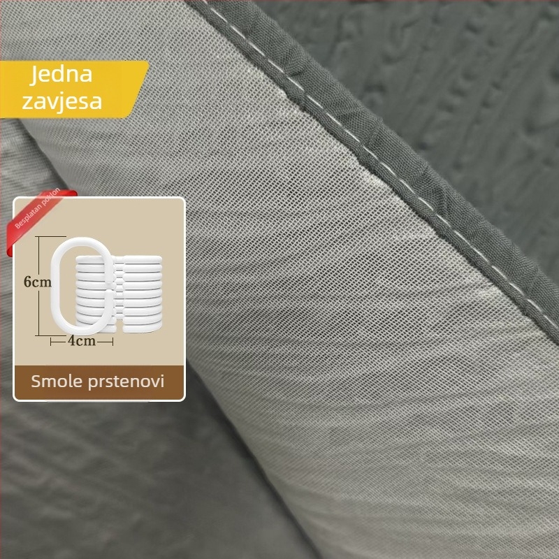 Vodootporna i otporna na plijesan zavjesa za tuširanje, novi model za kupaonicu, debela vodootporna tkanina, zavjesa za pregradni prostor u kupaonici