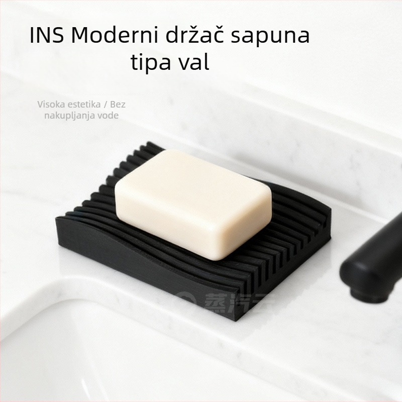 Inovativna posuda za sapun s odvodom za kupaonicu, moderan 3D ispisani držač sapuna