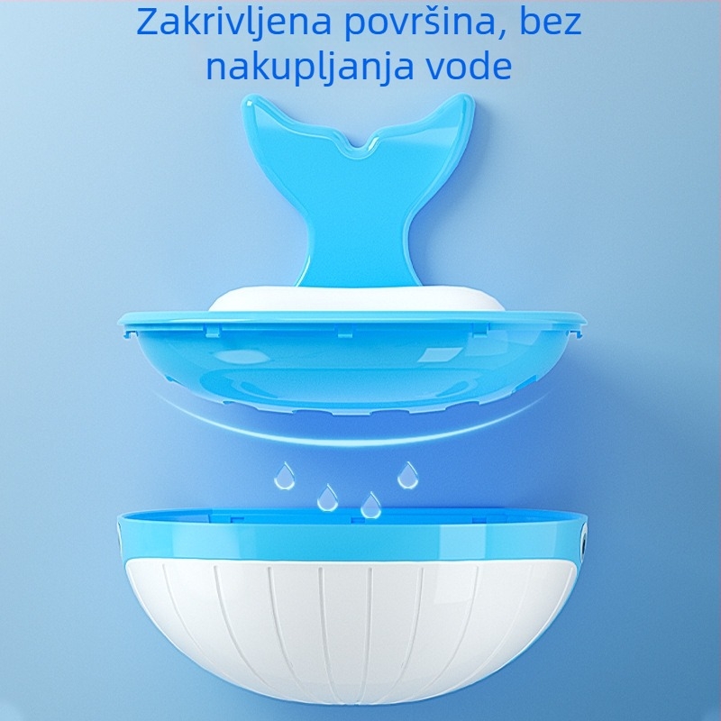 Dvostruki zidni držač sapuna s odvodom