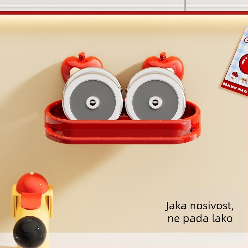 Zidni organizator kupaonice sa usisnom čašicom