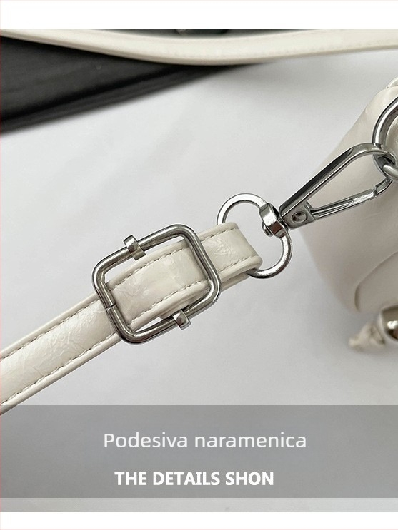 Ženska torbica s mašnicom u obliku polumjeseca, ljetna moda 2026, svestrana torba za rame i crossbody