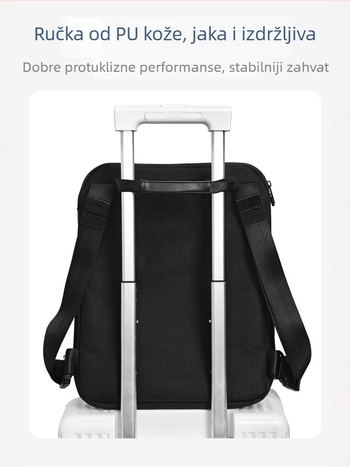Višenamjenski putni ruksak velikog kapaciteta, unisex, odvojivi odjeljak za prtljagu, vanjska torba
