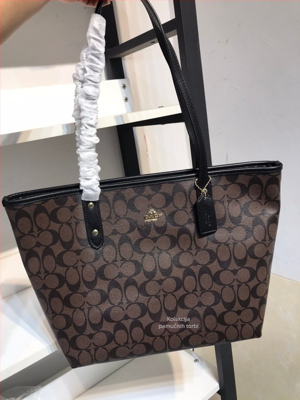 Koujia City30 Tote — Ženska kožna torba preko ramena, velika kapaciteta