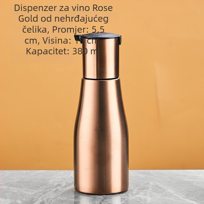 Dispenser za vino od nehrđajućeg čelika 304, komercijalna posuda za bar, precizno doziranje.