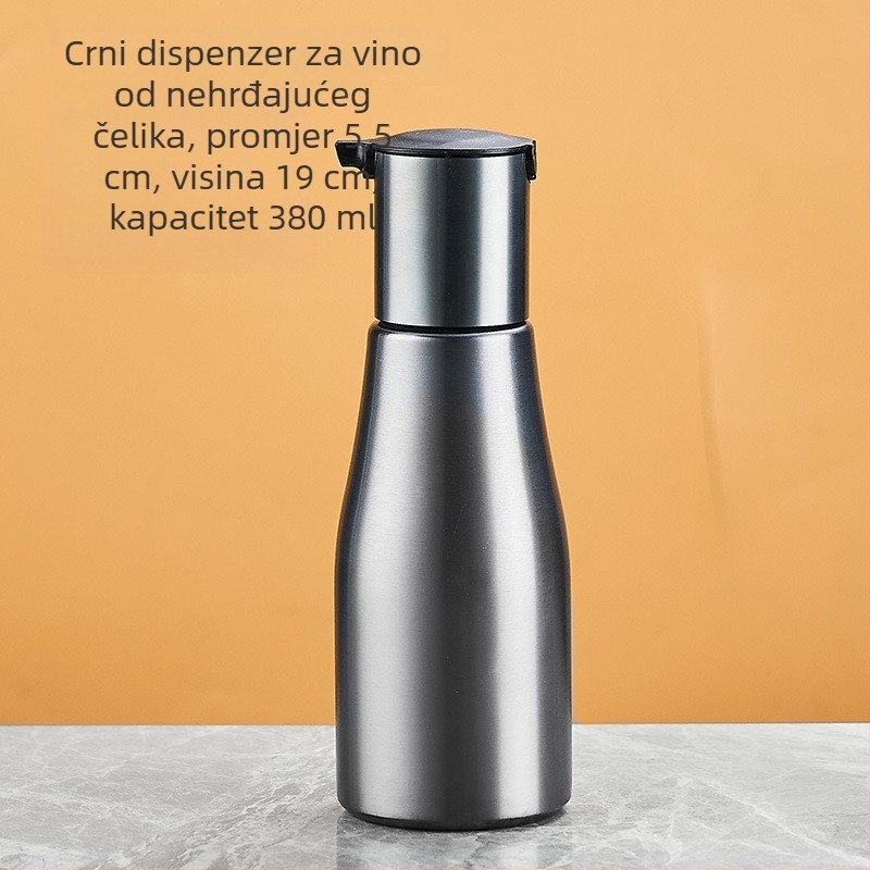 Dispenser za vino od nehrđajućeg čelika 304, komercijalna posuda za bar, precizno doziranje.