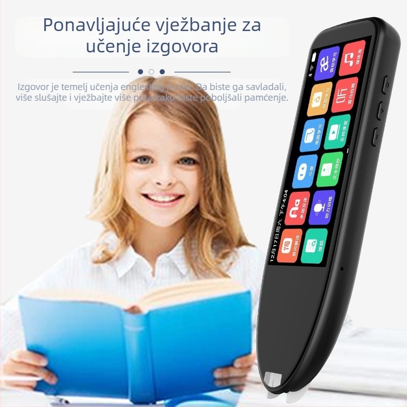 Offline skenirajuće pero s riječnikom i višejezičnim prijevodom, glasovni prijevodnik