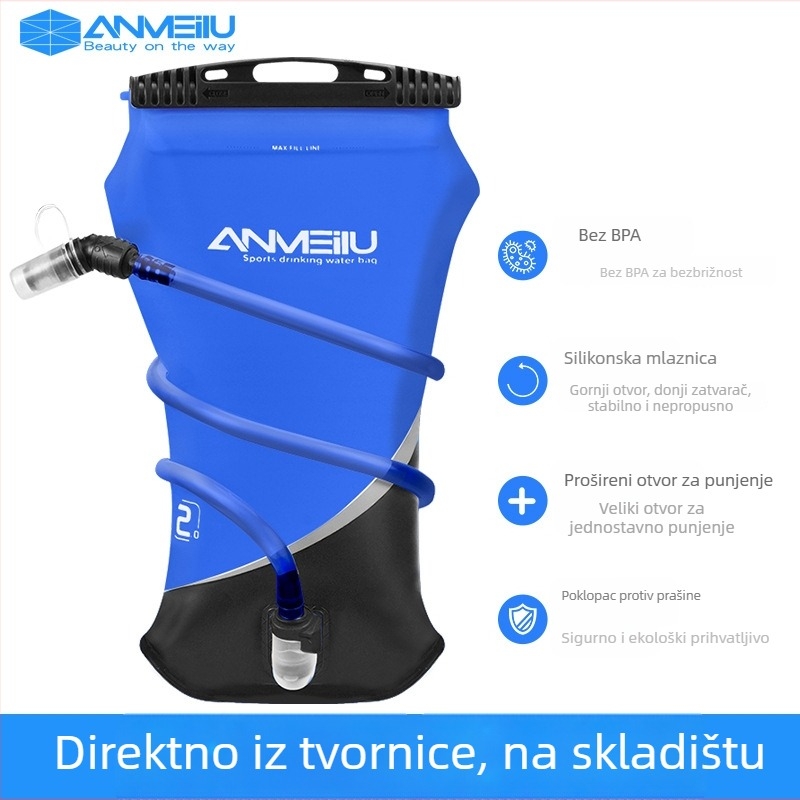 Vanjska vodna torba velike kapacitete – prijenosni sklopivi spremnik za vodu za planinarenje i vožnju biciklom