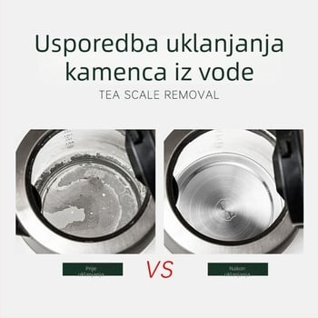 Čistač s limunskom kiselinom za uklanjanje kamenca iz čajnika, bojlera i dozatora vode