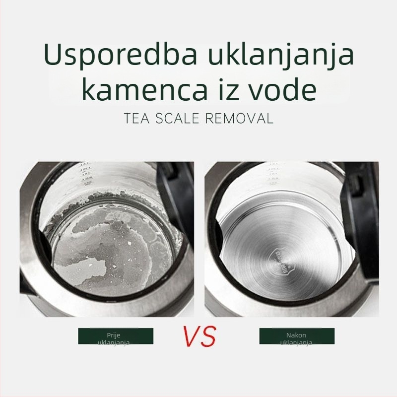 Čistač s limunskom kiselinom za uklanjanje kamenca iz čajnika, bojlera i dozatora vode