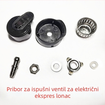 Set ispušnog ventila za električni lonac pod pritiskom: poklopac, ventil za ograničenje tlaka i baza