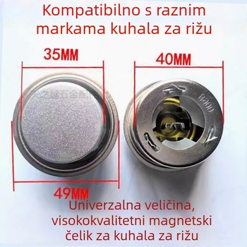 Termostat od magnetskog čelika za kuhalo za rižu, univerzalni limiter temperature, okrugli dodatak za kuhalo za rižu i električni tlak kuhalo