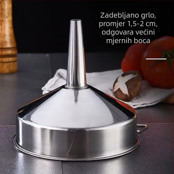 Lijev za ulje od ne-magnetnog nehrđajućeg čelika, kuhinjski, malog promjera
