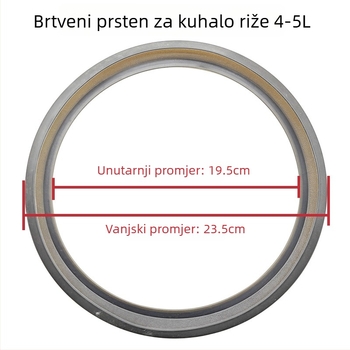 Univerzalni brtvilo za električni lonac za rižu – silikonski prsten poklopca CFXB50FC833-75, brtvilo 40FC29, set pribora za brtvila