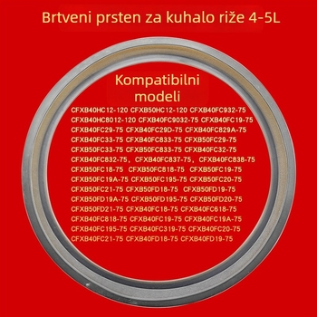 Univerzalni brtvilo za električni lonac za rižu – silikonski prsten poklopca CFXB50FC833-75, brtvilo 40FC29, set pribora za brtvila