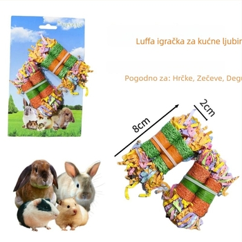 Igračke za hamstera i papigu: žvačne igračke, gnijezdo za mala kućna ljubimca i igračke od luffe