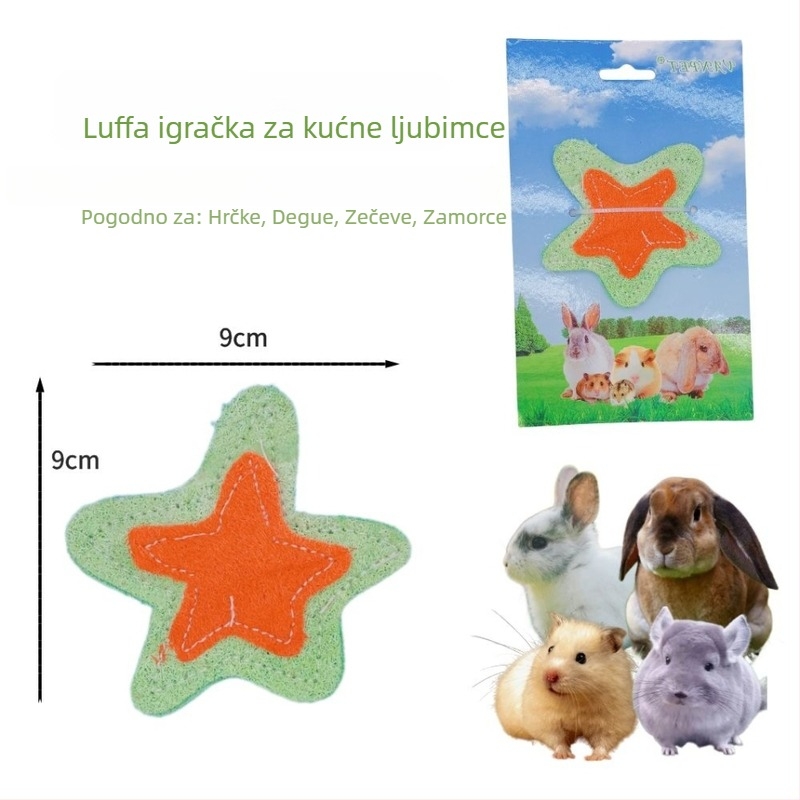 Igračke za hamstera i papigu: žvačne igračke, gnijezdo za mala kućna ljubimca i igračke od luffe