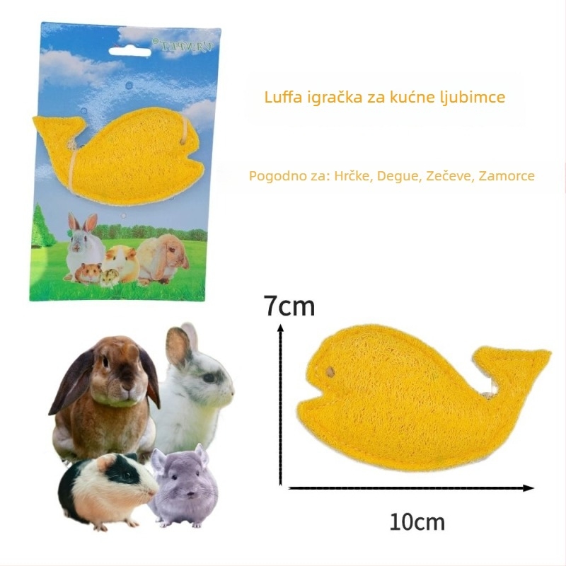 Igračke za hamstera i papigu: žvačne igračke, gnijezdo za mala kućna ljubimca i igračke od luffe