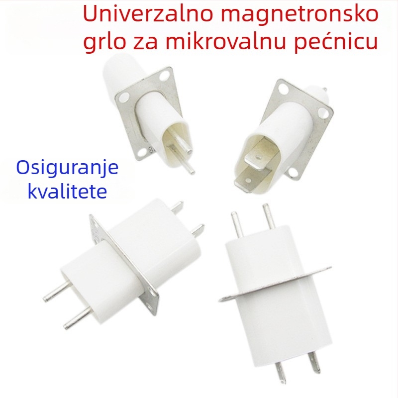2 komada potpuno novih magnetronskih utičnica za mikrovalnu pećnicu, visokovoltni pinovi za vlakna grijanja, pribor za kondenzator kroz jezgru