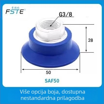 fste Set vakuumskih usisnih čašica i okretnih spojeva za industrijske pneumatske komponente i dodatke za robotsku ruku