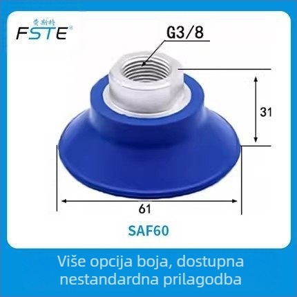 fste Set vakuumskih usisnih čašica i okretnih spojeva za industrijske pneumatske komponente i dodatke za robotsku ruku
