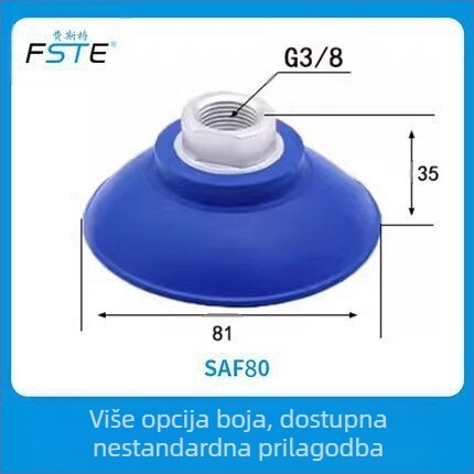 fste Set vakuumskih usisnih čašica i okretnih spojeva za industrijske pneumatske komponente i dodatke za robotsku ruku