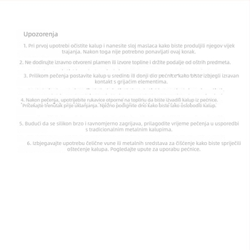 Set od 7 silikonskih kalupa za muffine za air fryer, kompatibilan s modelima 3,5–5,8 L