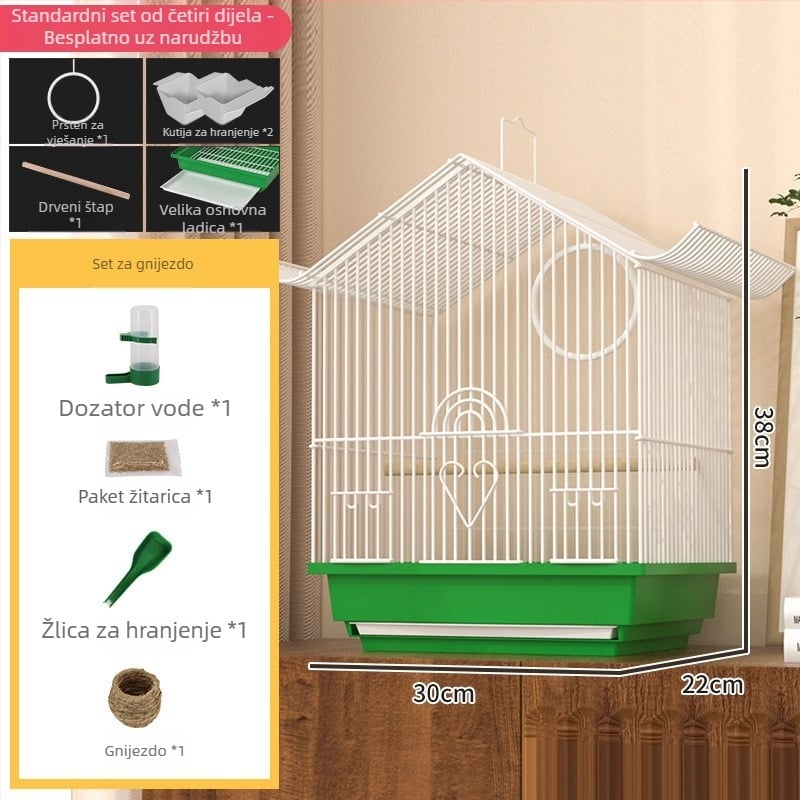 Mala kućna kutija za ptice za papagaje, ptičje ljubavnike, kanarince, finče i druge ptice za uzgoj i odgoj