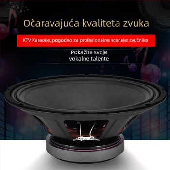 Vanjski visokopojasni bas zvučnik za otvorene prostore, promjera 10/12/15 inča, papirnata diafragma.