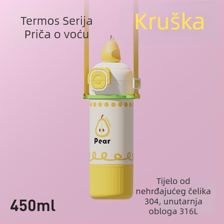 Izolirana šalica malog kapaciteta, prenosna, unutrašnjost od 316 nerđavog čelika, kompaktna